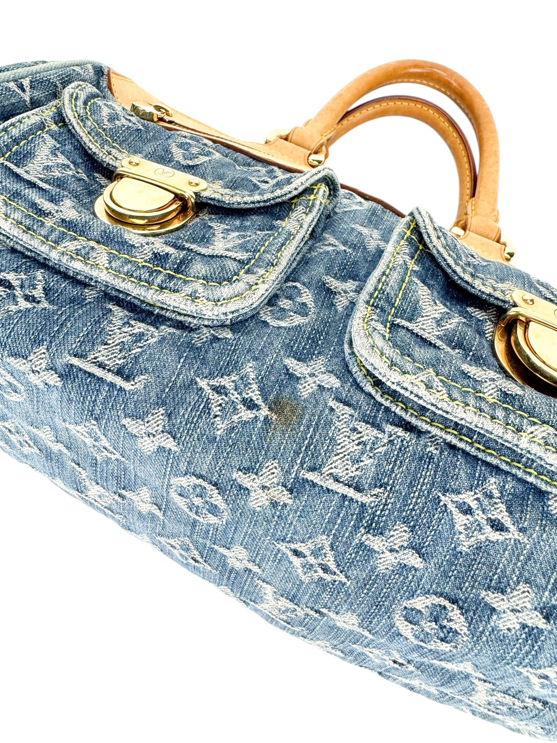 Louis Vuitton Monogram Blue Denim Neo Speedy