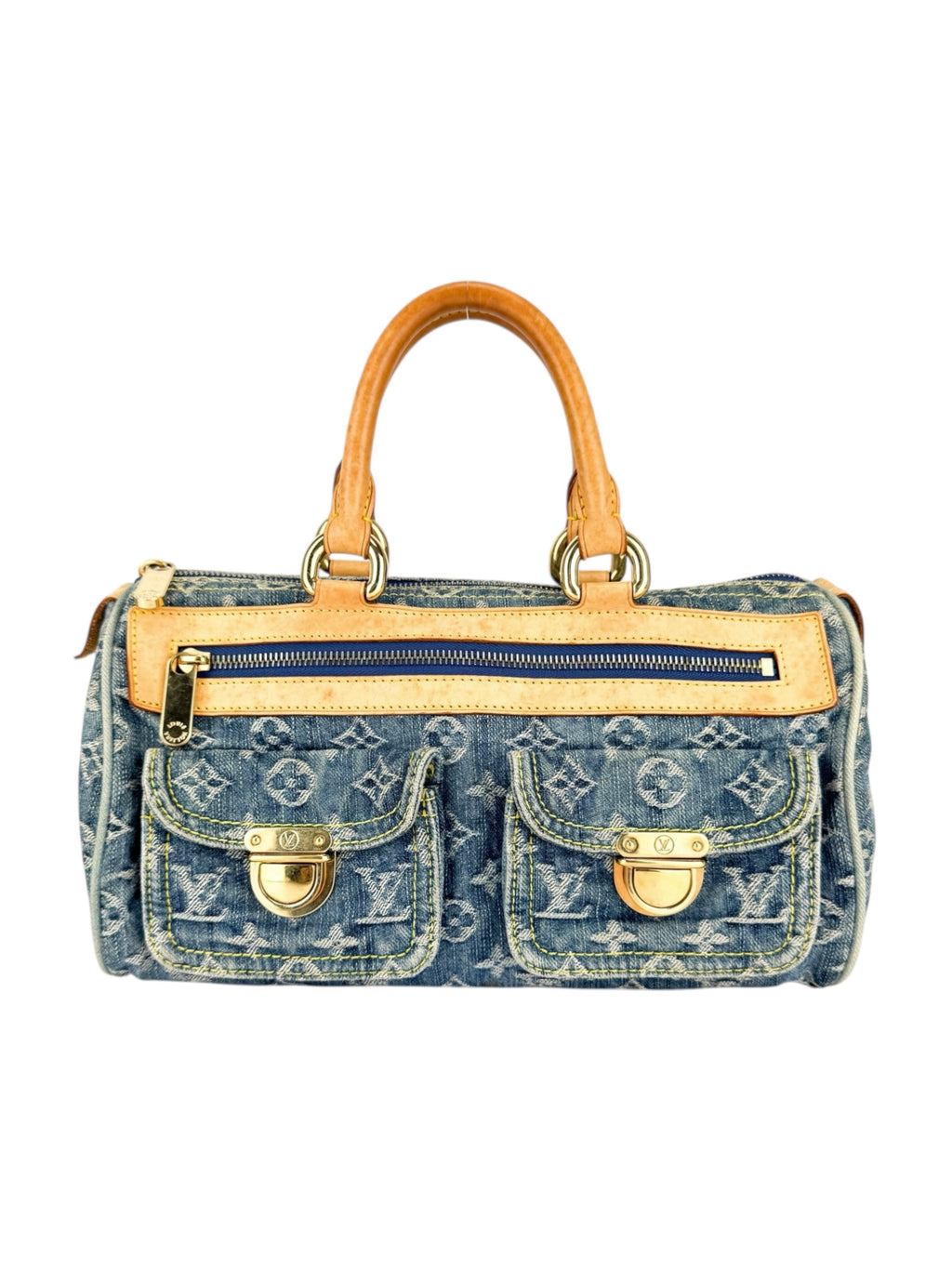 Louis Vuitton Monogram Blue Denim Neo Speedy