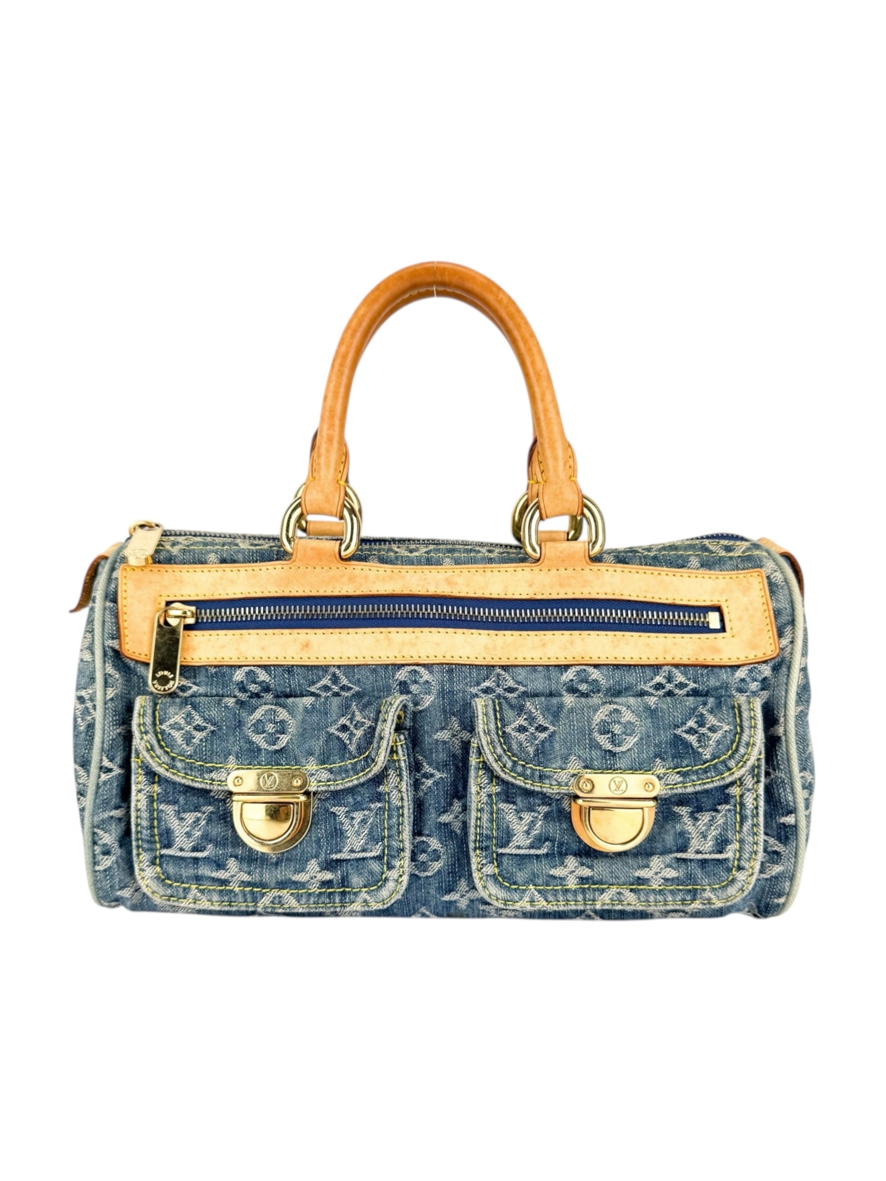 Louis Vuitton Monogram Blue Denim Neo Speedy