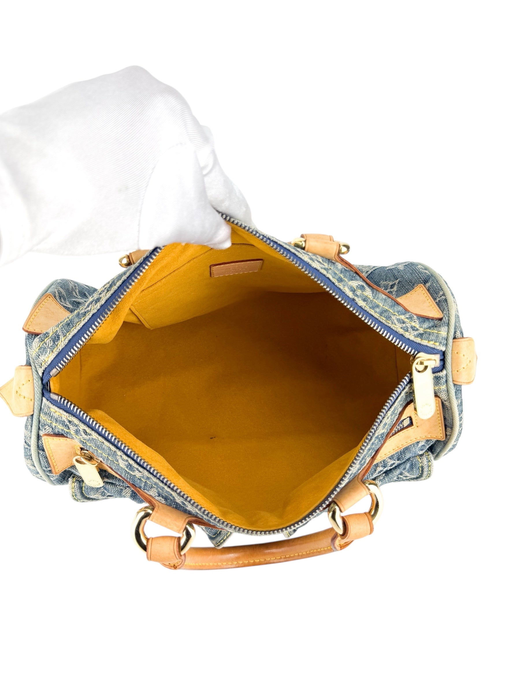 Louis Vuitton Monogram Blue Denim Neo Speedy