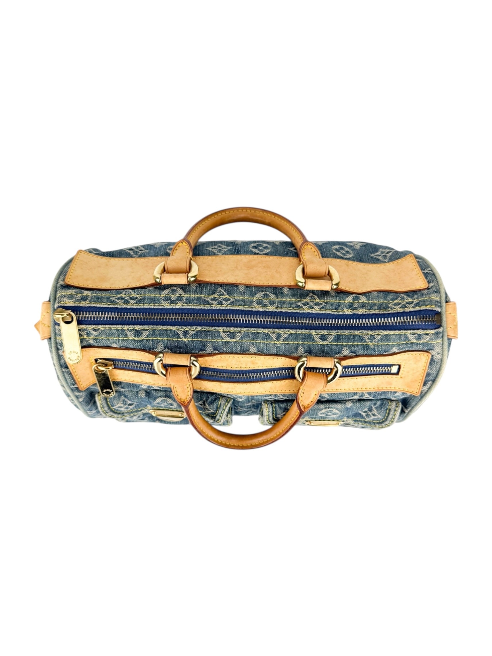 Louis Vuitton Monogram Blue Denim Neo Speedy