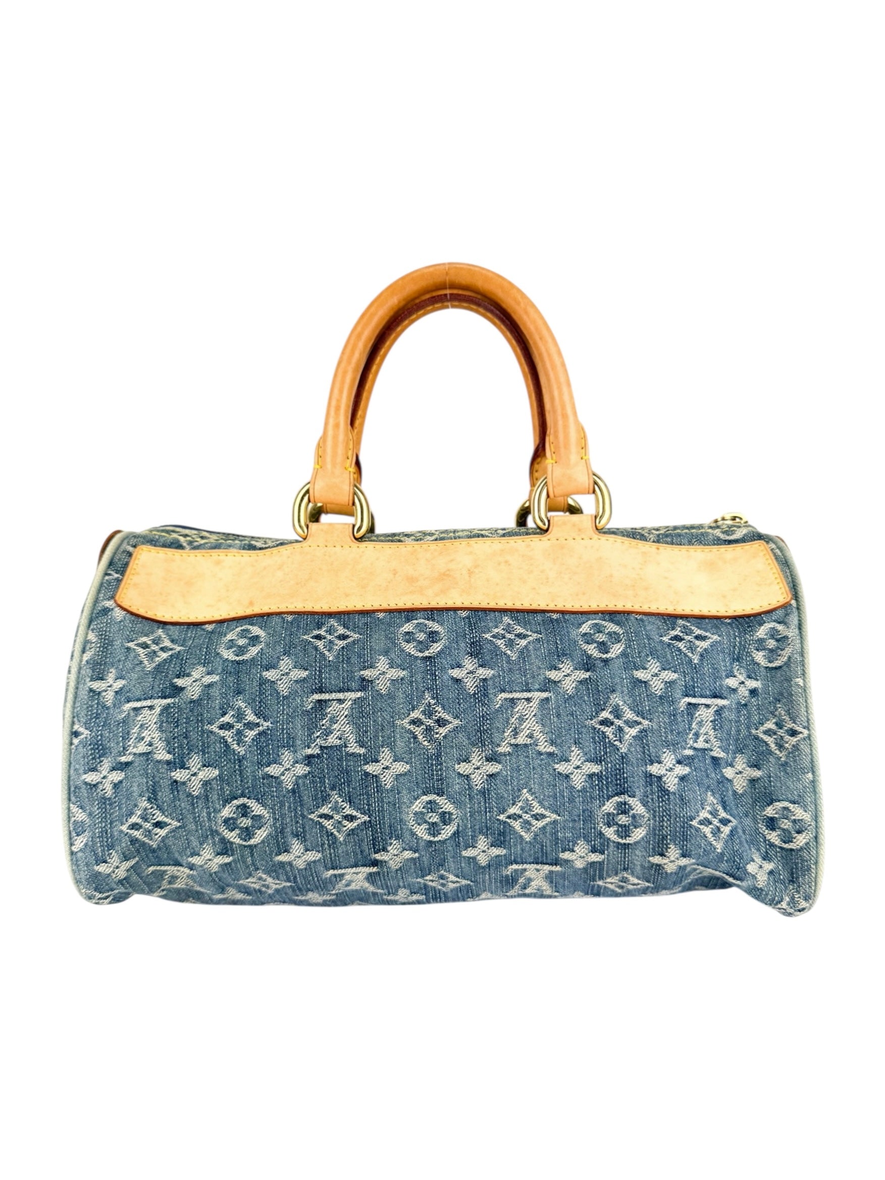 Louis Vuitton Monogram Blue Denim Neo Speedy