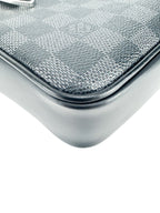 Louis Vuitton Damier Graphite Canvas Leather Kasai Clutch Bag