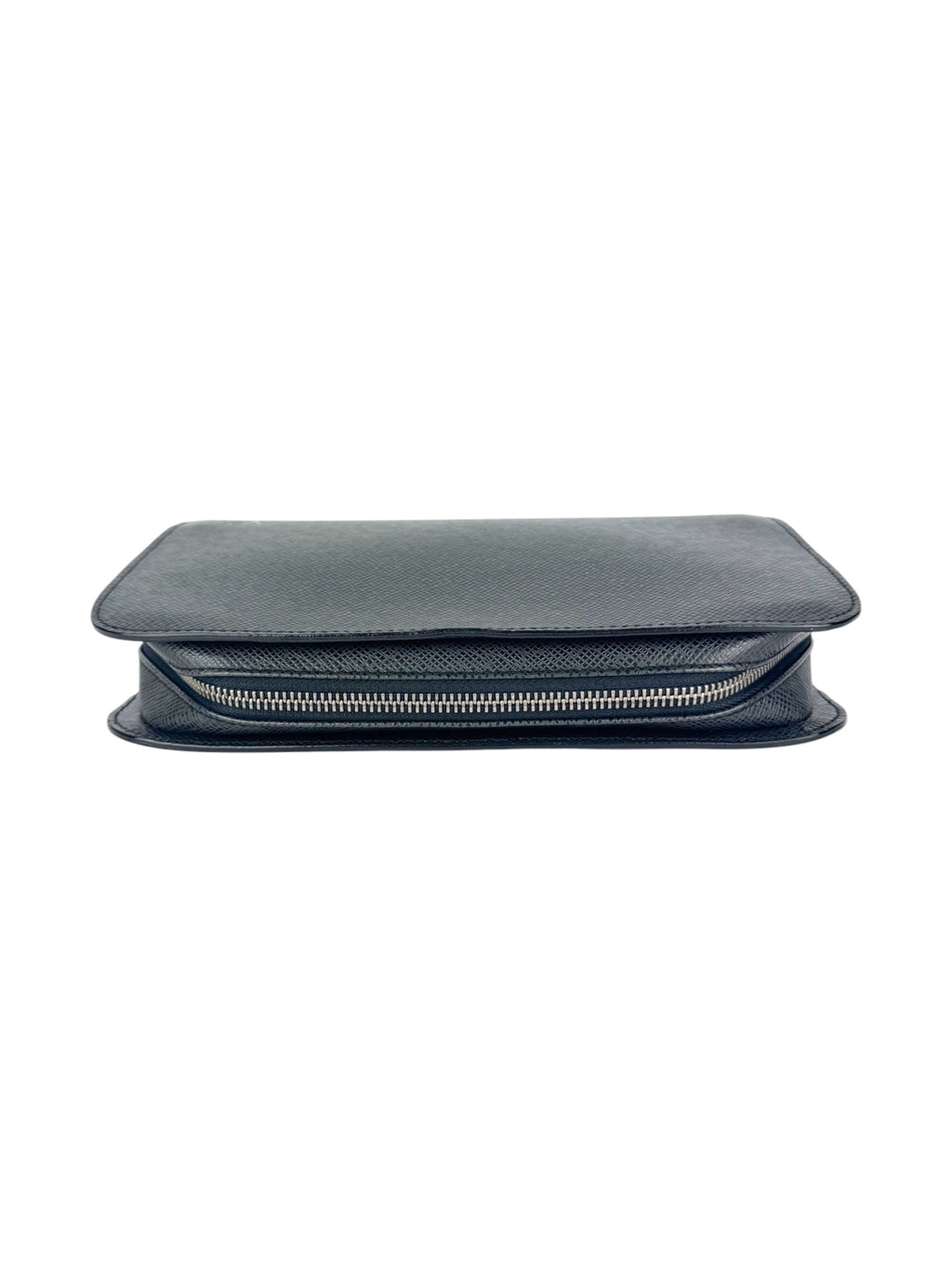 Louis Vuitton Black Taiga Leather Baikal Clutch Bag