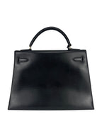 Hermes Black Box Calf Leather Kelly 32