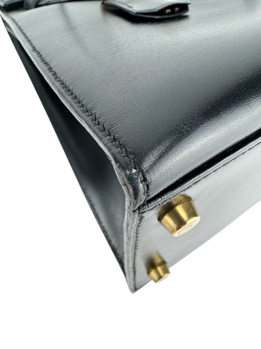 Hermes Black Box Calf Leather Kelly 32