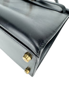 Hermes Black Box Calf Leather Kelly 32