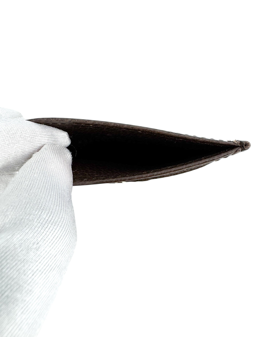 Gucci Brown Coated Canvas Leather Ophidia Card Case