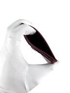 Gucci Brown and Burgundy Coated Canvas Leather Ophidia Card Case