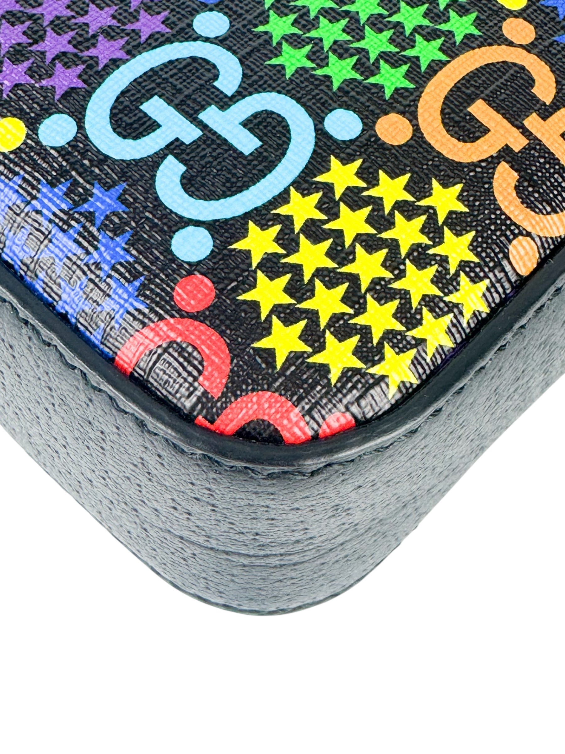 Gucci Multicolor Coated Canvas Leather GG Psychedelic Shoulder Bag