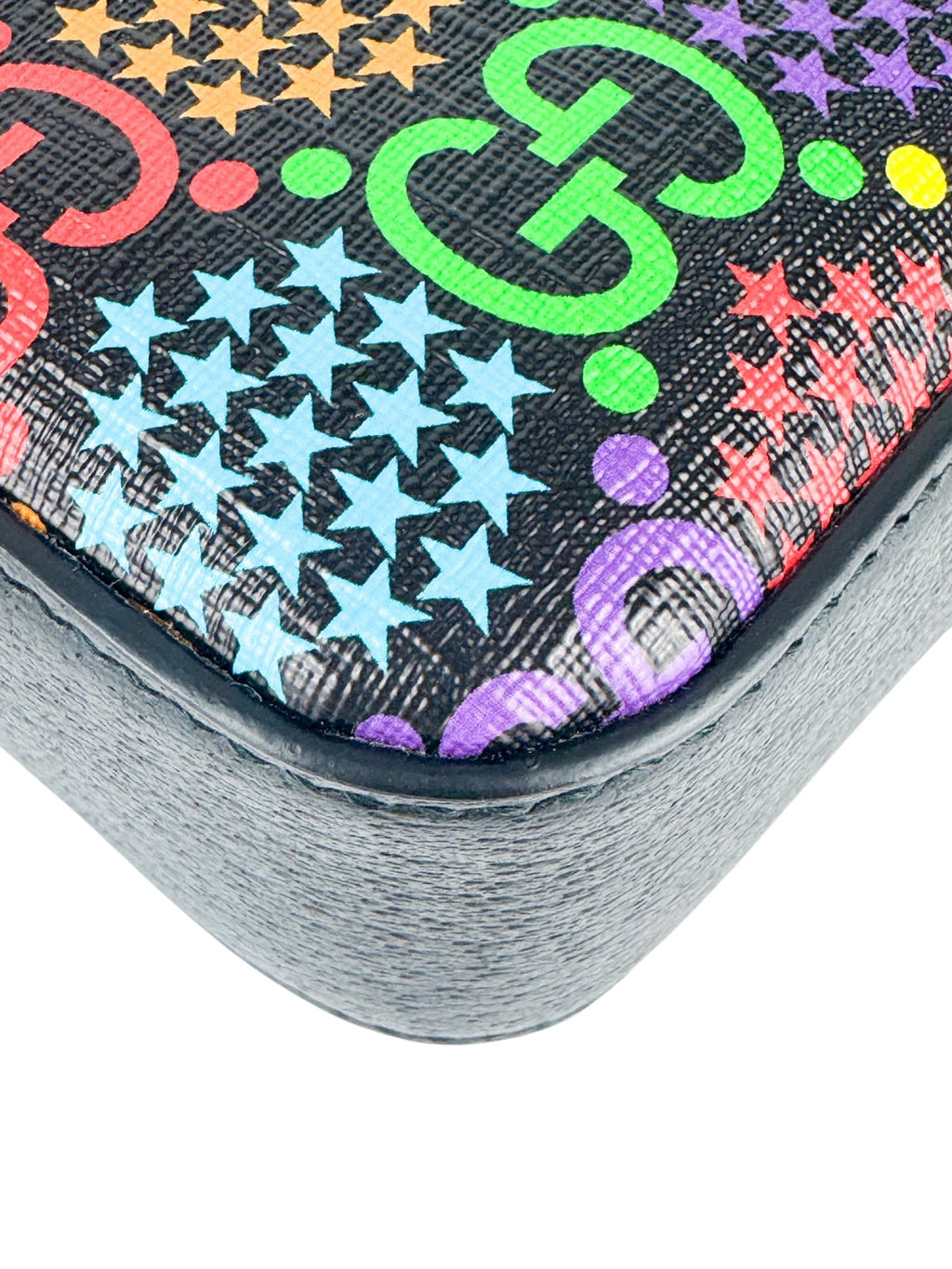 Gucci Multicolor Coated Canvas Leather GG Psychedelic Shoulder Bag