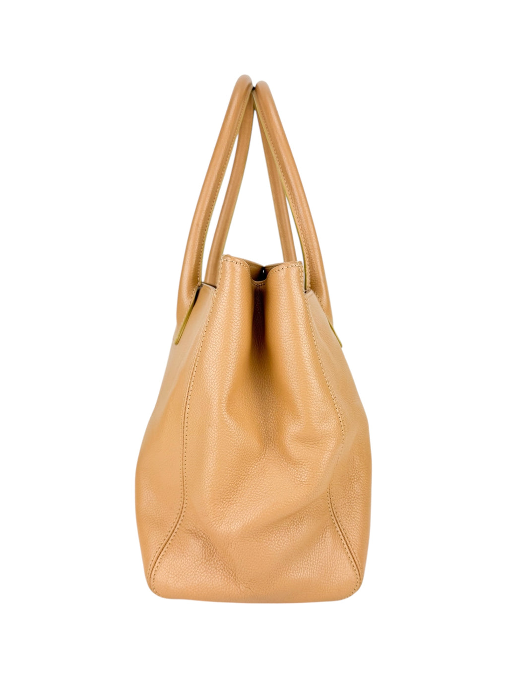 Chanel Beige Caviar Leather Cerf Executive Tote Bag
