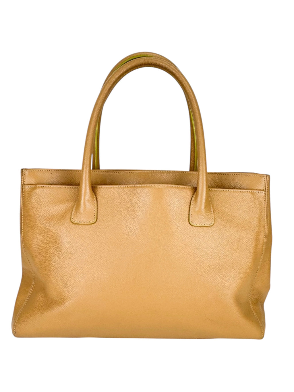 Chanel Beige Caviar Leather Cerf Executive Tote Bag