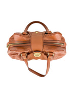 Louis Vuitton Brown Leather Mahina Luna Shoulder Bag PM