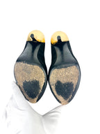 Giuseppe Black Suede Nana Heels 37.5