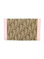Dior Brown and Pink Monogram Canvas Key Case