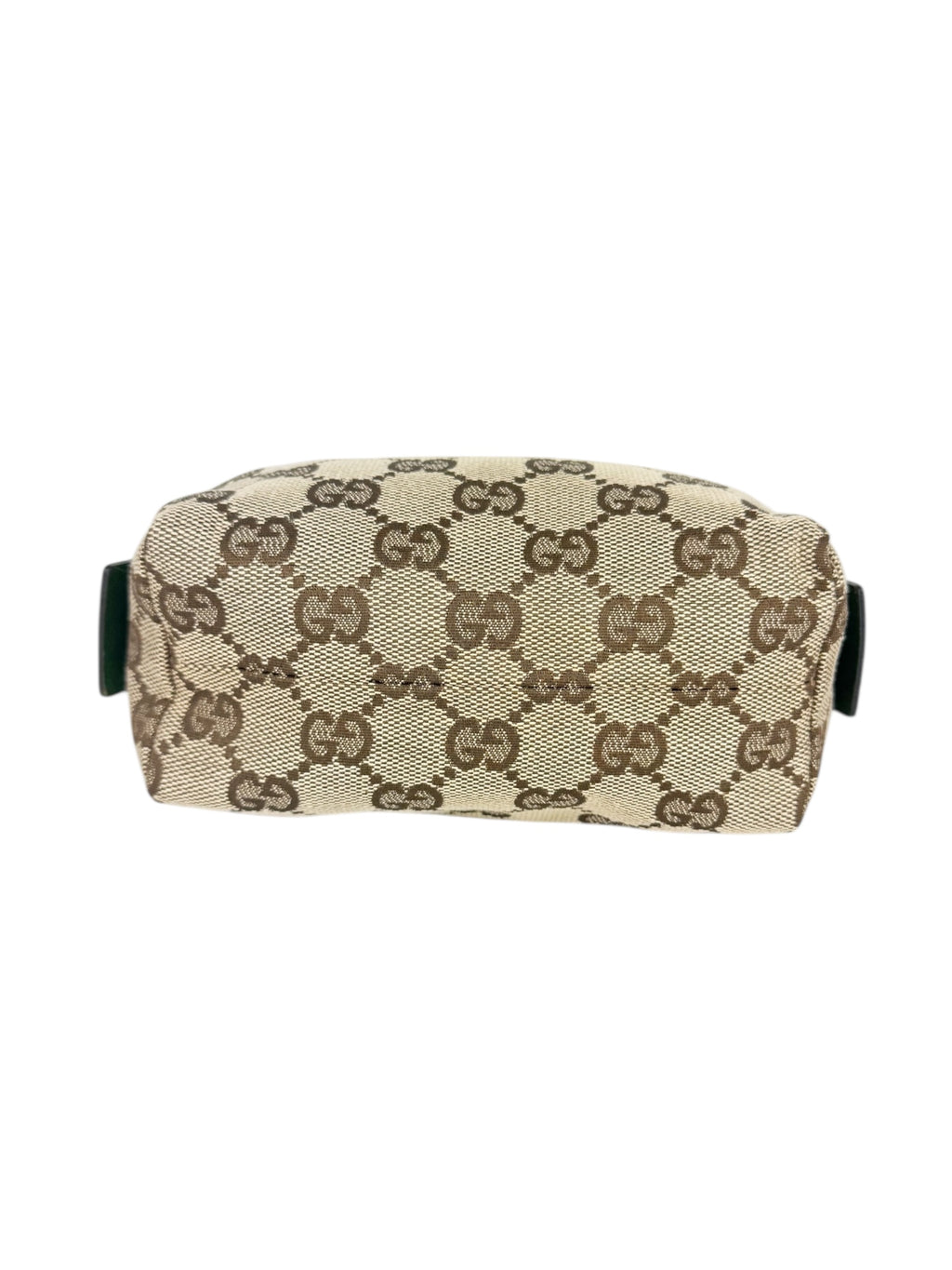 Gucci Brown, Beige and Green Cosmetic Pouch
