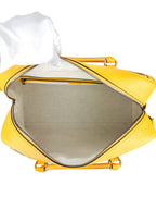 Gucci x Adidas Brown and Yellow Leather Duffle Bag