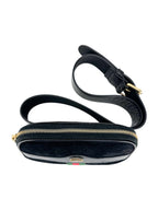 Gucci Patent Leather and Suede Ophidia Waistbag