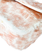 Chanel Light Pink Canvas and Sequin Paillette Single Flap Shoulder Bag