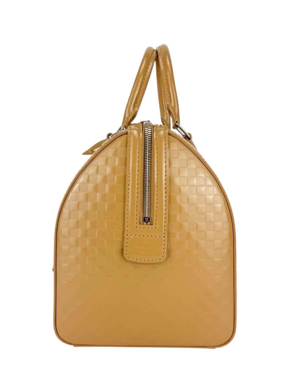Louis Vuitton Light Beige Damier Facette Cube Speedy MM