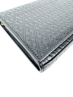 Saint Laurent Black Leather Chain Wallet