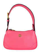 Gucci Pink Leather Aphrodite Shoulder Bag Mini