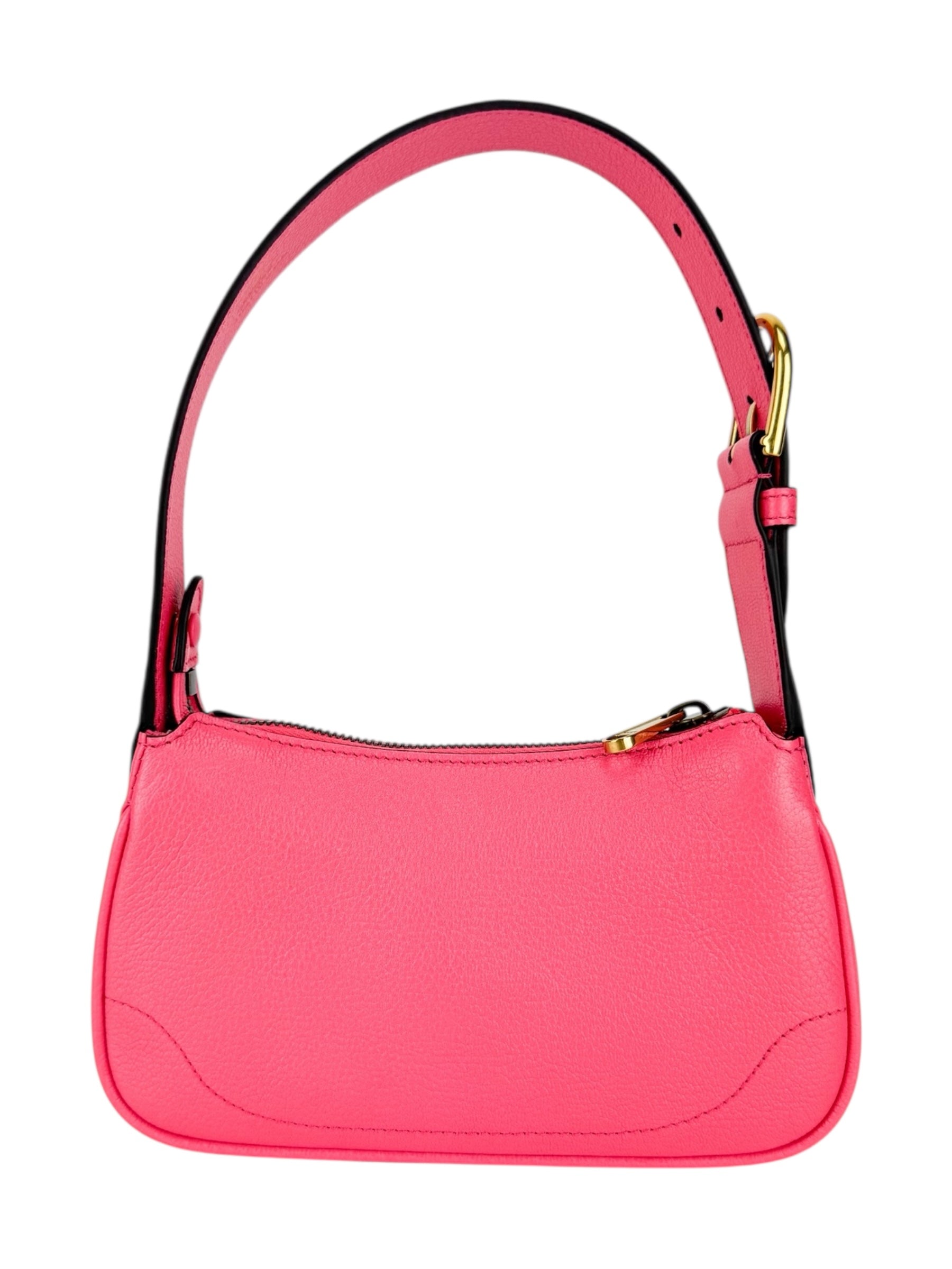 Gucci Pink Leather Aphrodite Shoulder Bag Mini