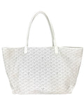 Goyard White Goyardine Coated Canvas Saint Louis GM Tote