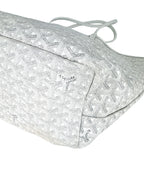 Goyard White Goyardine Coated Canvas Saint Louis GM Tote