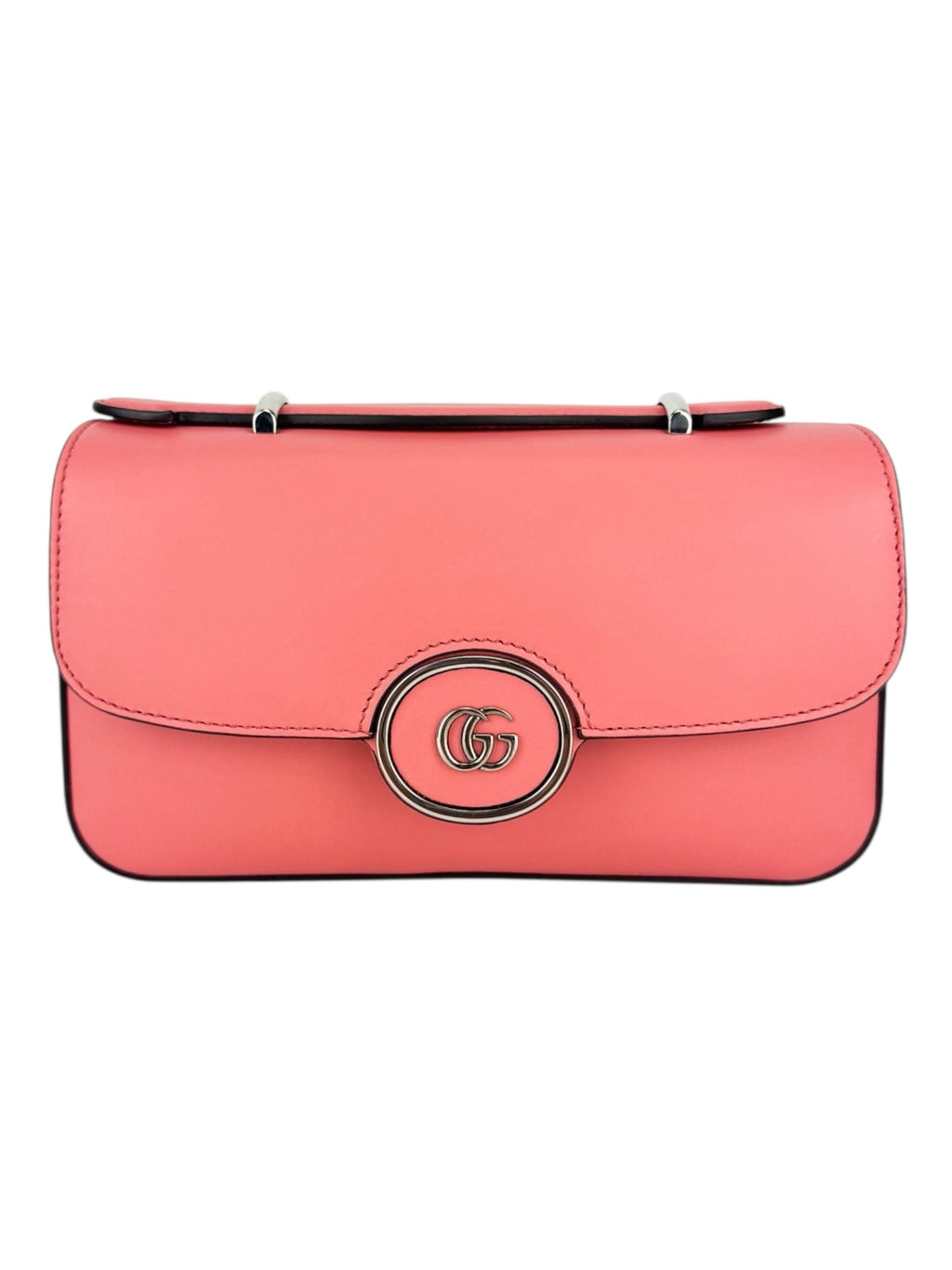 Gucci Pink Leather Petite GG Shoulder Bag Mini