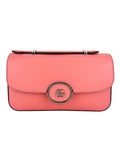 Gucci Pink Leather Petite GG Shoulder Bag Mini