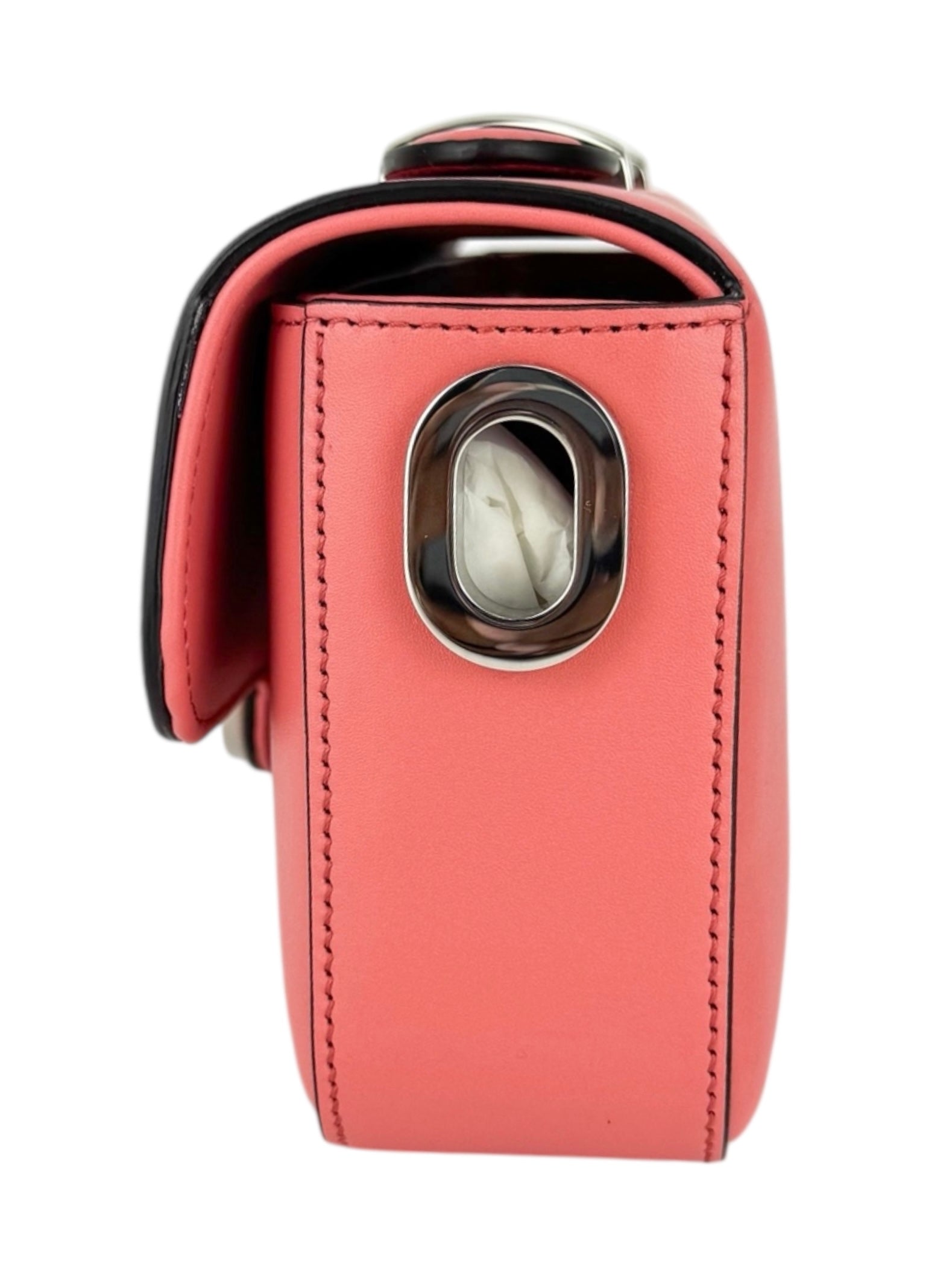 Gucci Pink Leather Petite GG Shoulder Bag Mini