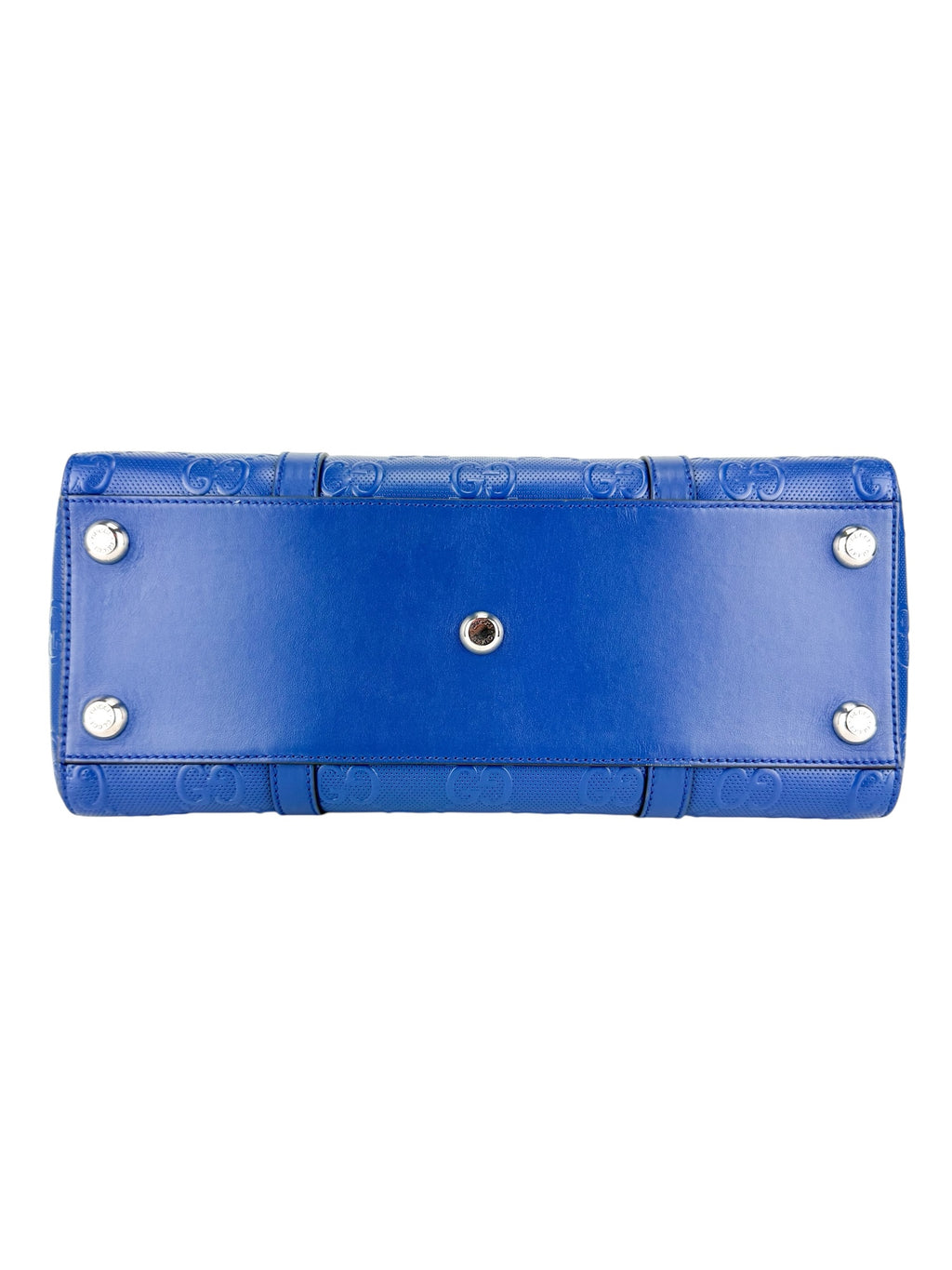 Gucci Royal Blue Large Guccissima Tote Bag