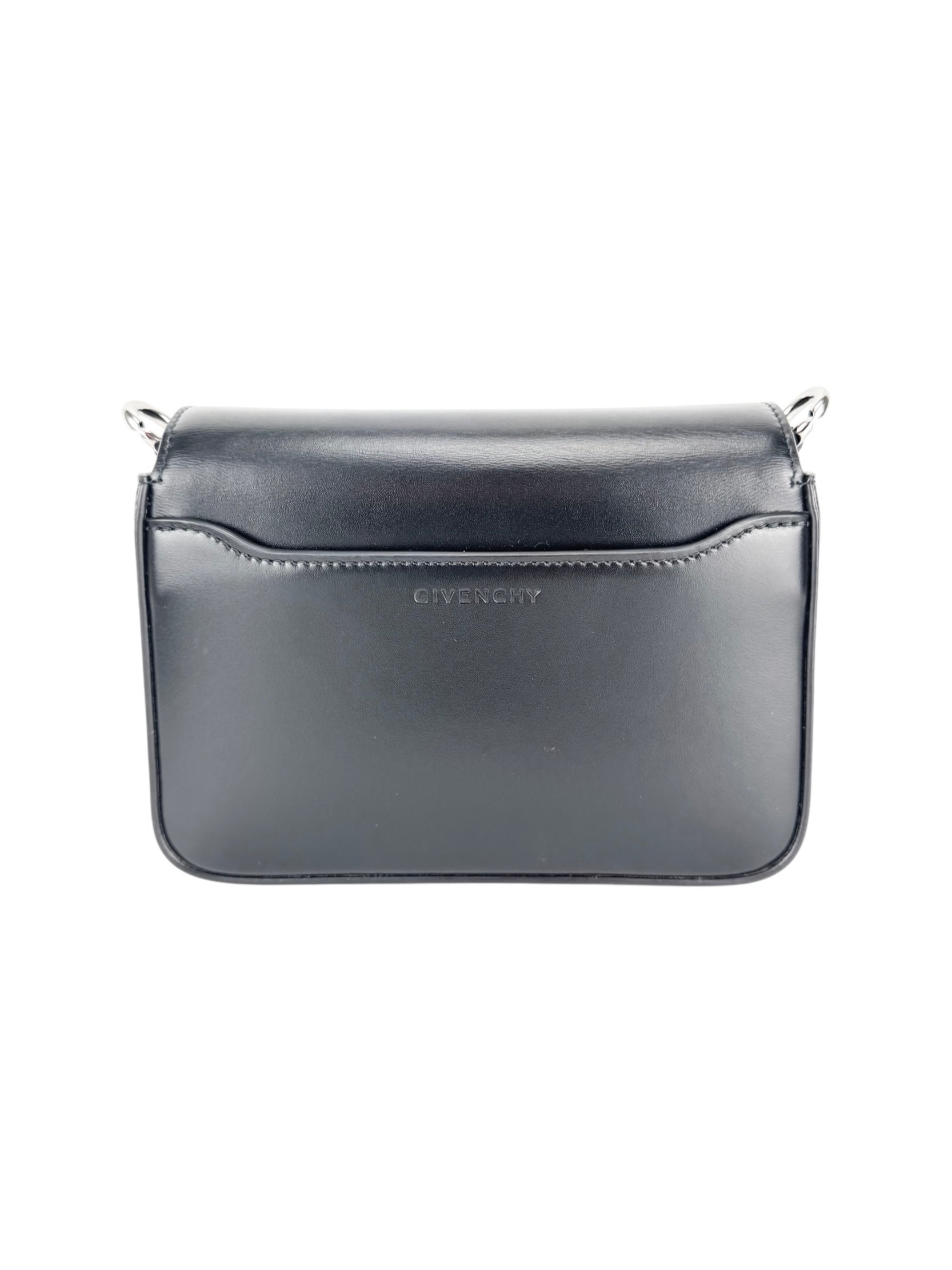 Givenchy X CHITO Black Box Calfskin Graffiti Effect Small 4G Shoulder Bag