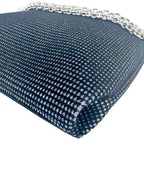 Jimmy Choo Black Velvet Sparkle Pochette Bag