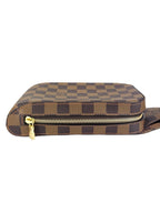 Louis Vuitton Damier Ebene Canvas Leather Geronimos Sling Bag