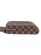 Louis Vuitton Damier Ebene Canvas Leather Geronimos Sling Bag