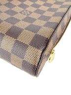 Louis Vuitton Damier Ebene Canvas Leather Geronimos Sling Bag
