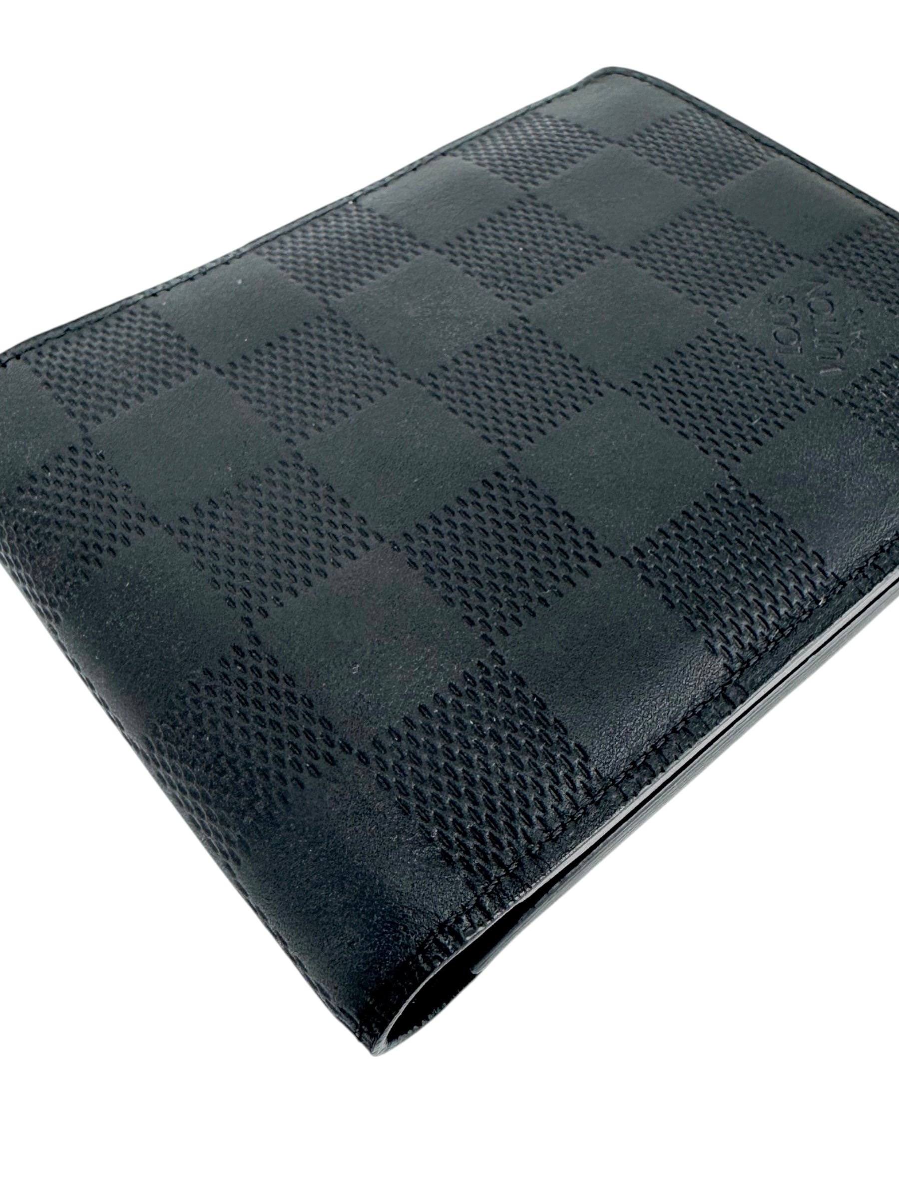 Louis Vuitton Onyx Leather Damier Infiniti Porterfeuille Wallet