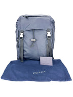 Prada Navy Nylon Backpack