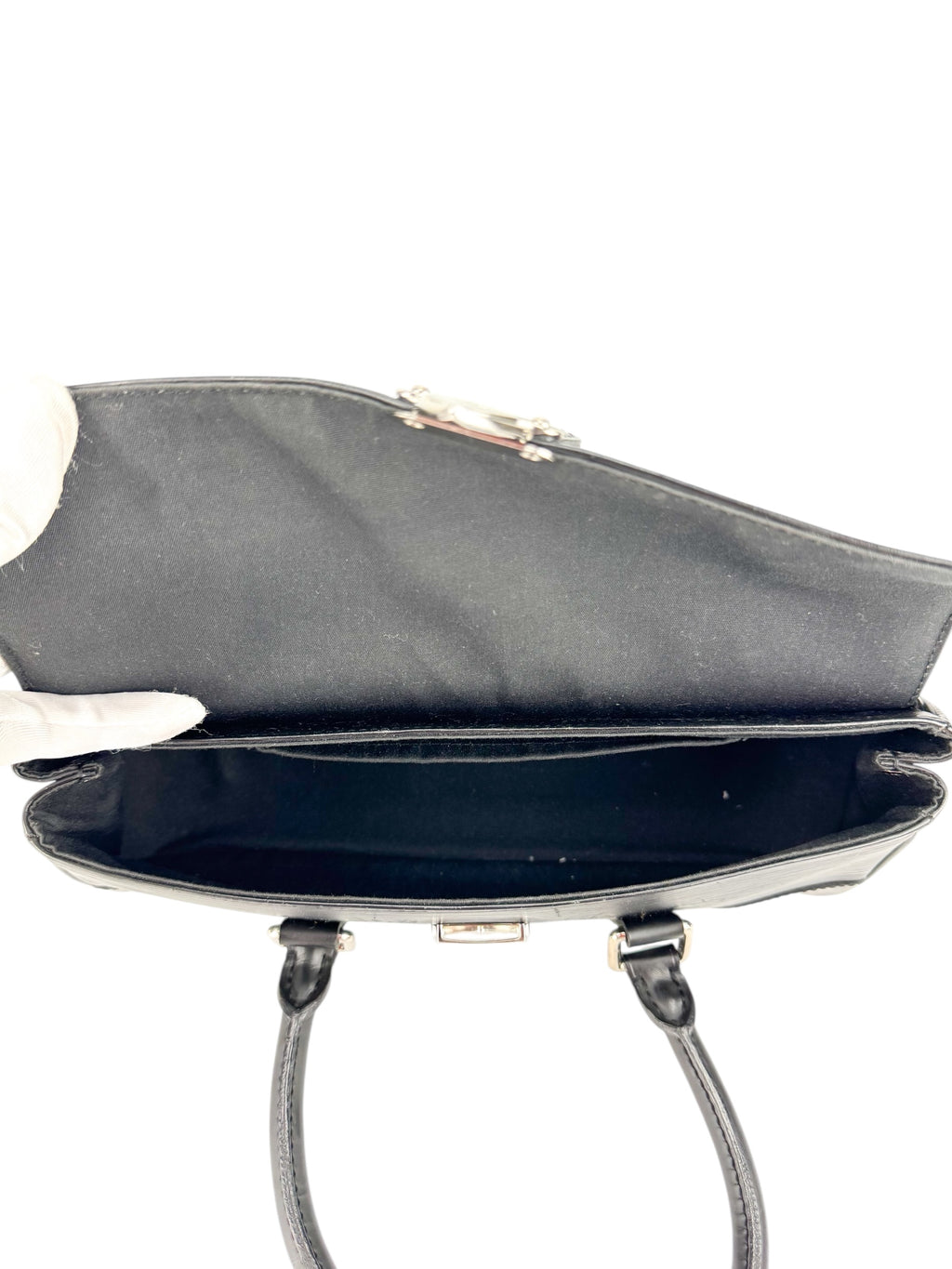 Louis Vuitton Black Epi Leather Segur Top Handle Bag