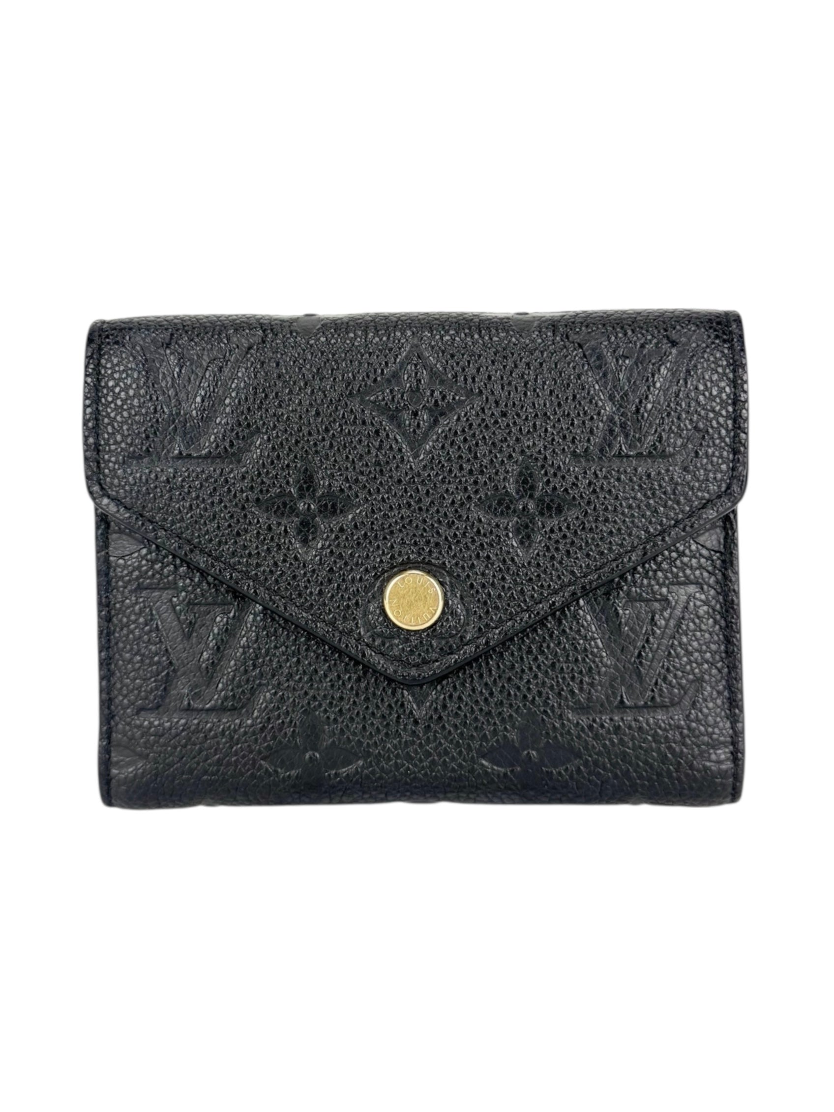 Louis Vuitton Black Empreinte Leather Bifold Wallet