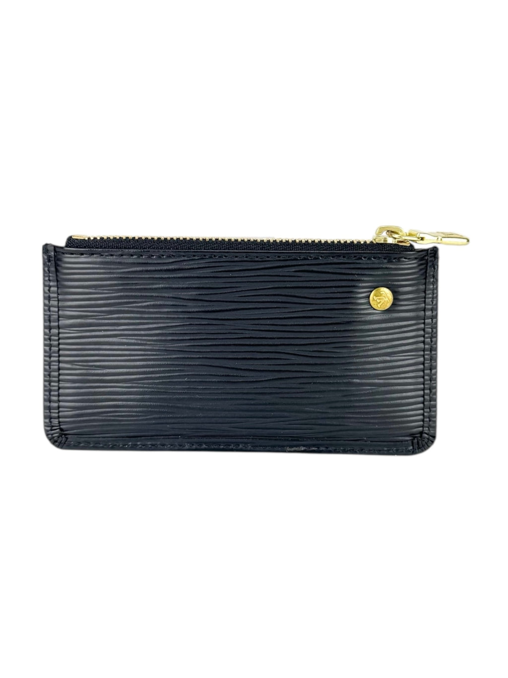 Louis Vuitton Noir Epi Leather Pochette Cles Coin Case