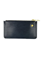 Louis Vuitton Noir Epi Leather Pochette Cles Coin Case