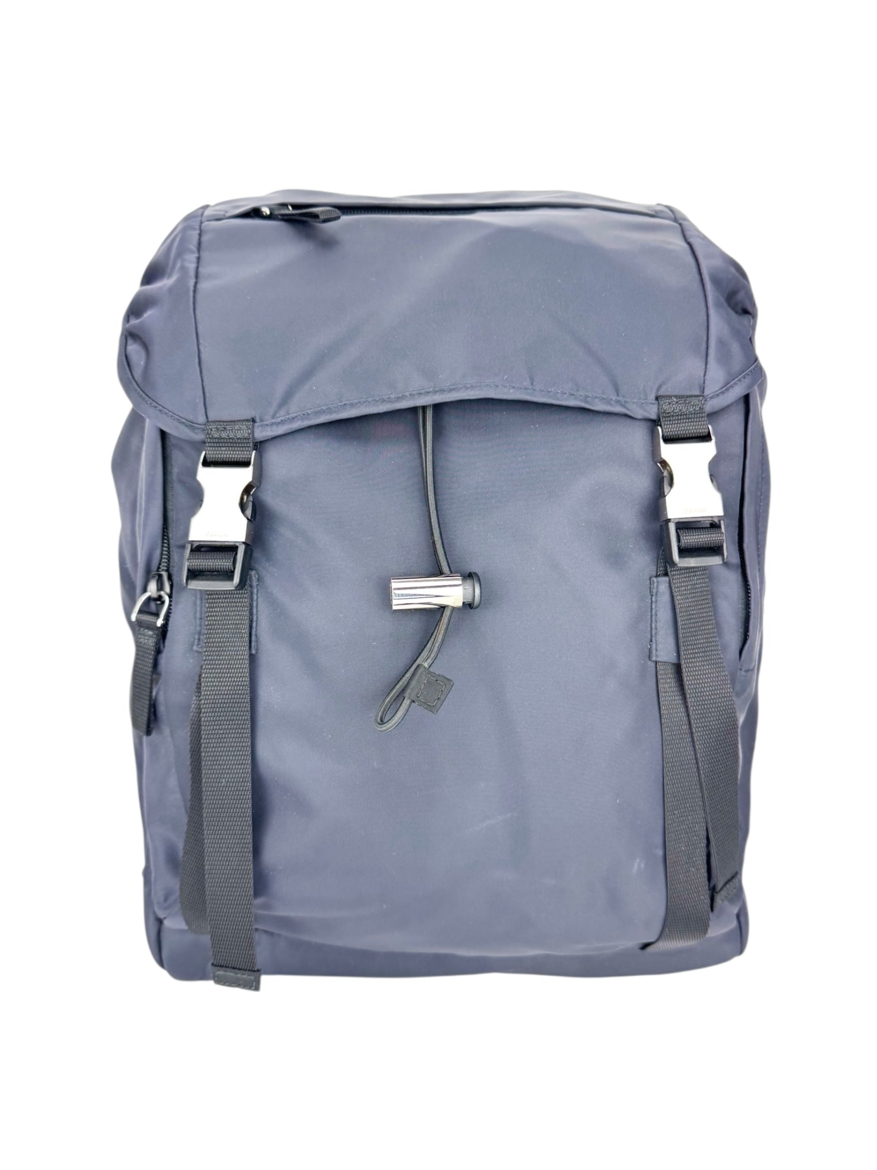 Prada Navy Nylon Backpack
