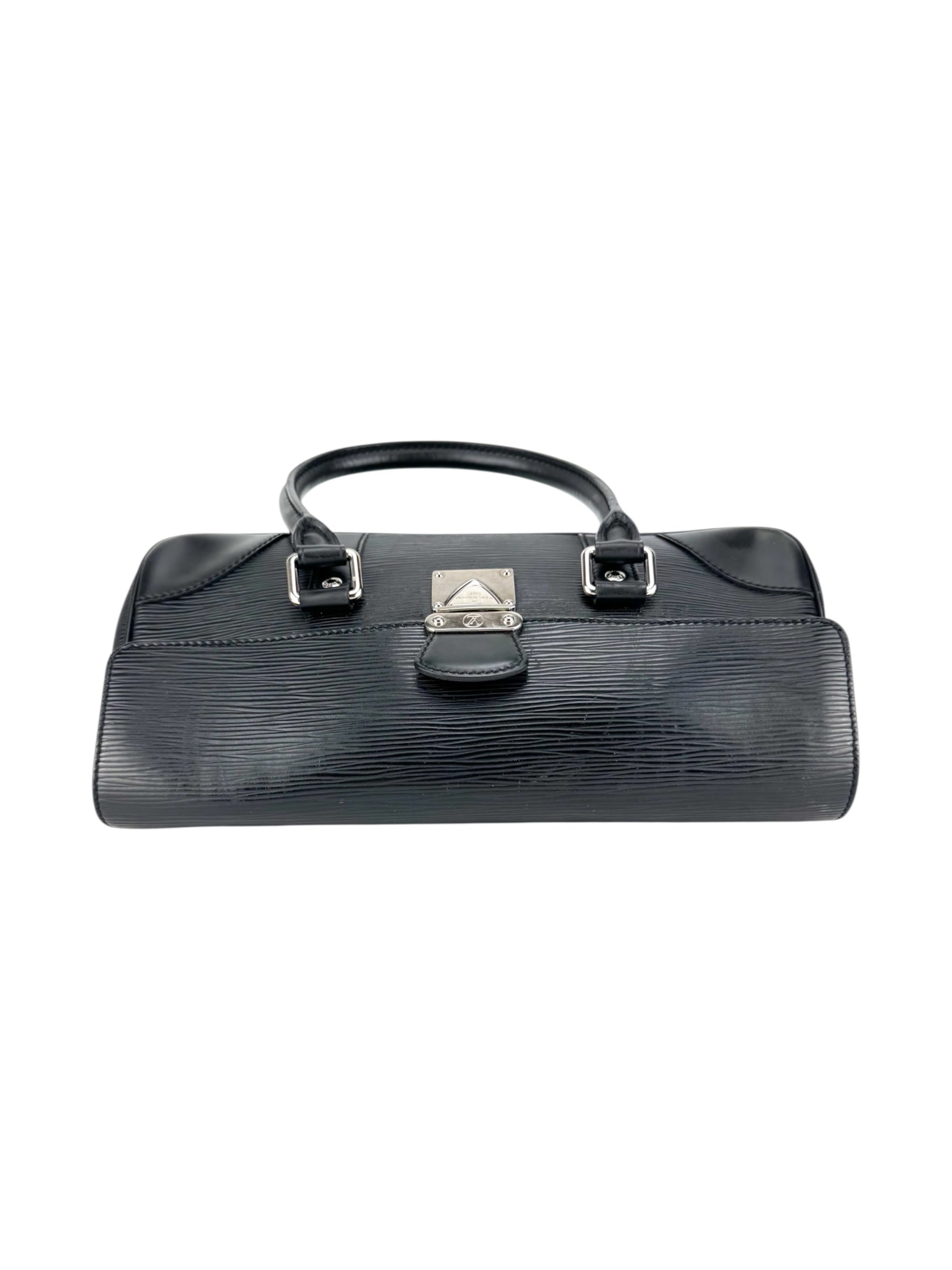 Louis Vuitton Black Epi Leather Segur Top Handle Bag