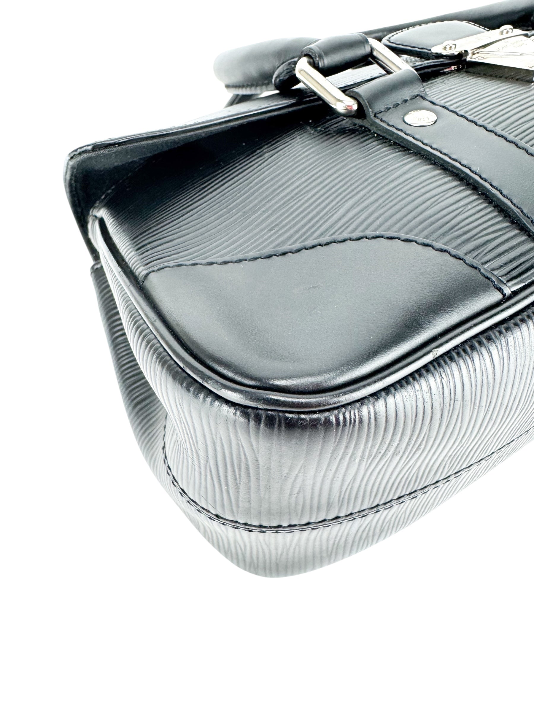 Louis Vuitton Black Epi Leather Segur Top Handle Bag