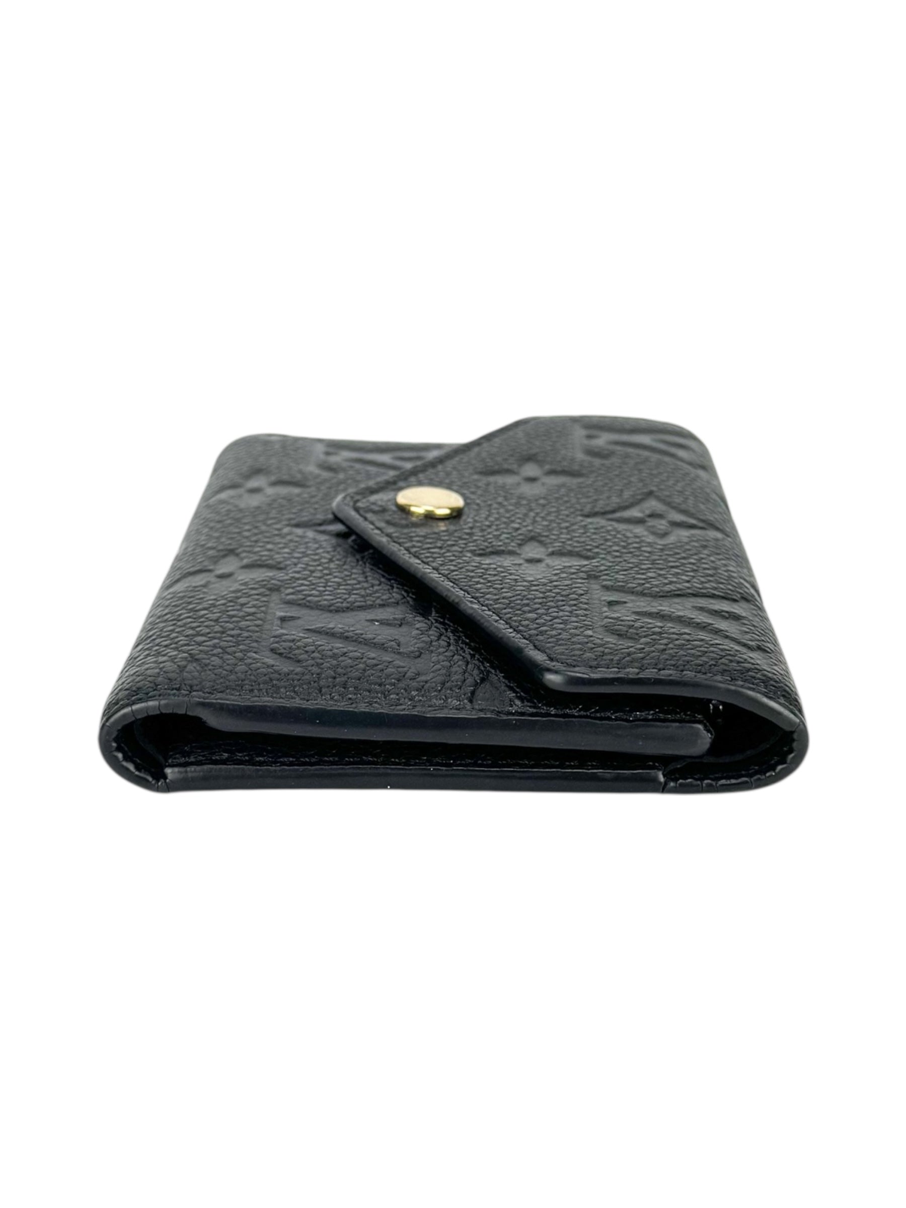Louis Vuitton Black Empreinte Leather Bifold Wallet