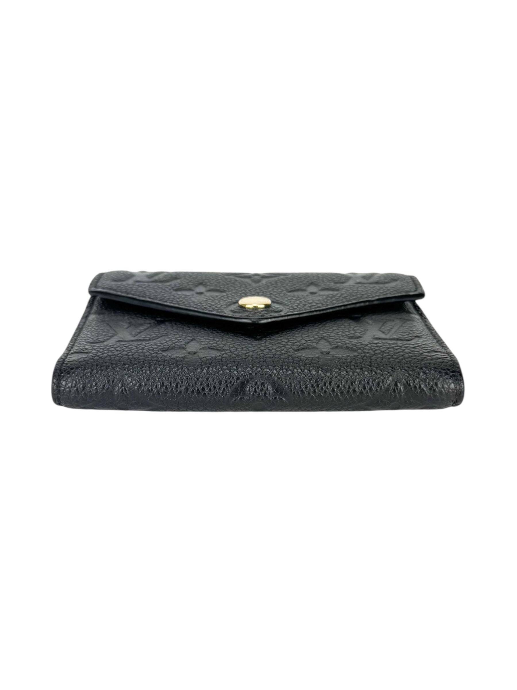 Louis Vuitton Black Empreinte Leather Bifold Wallet